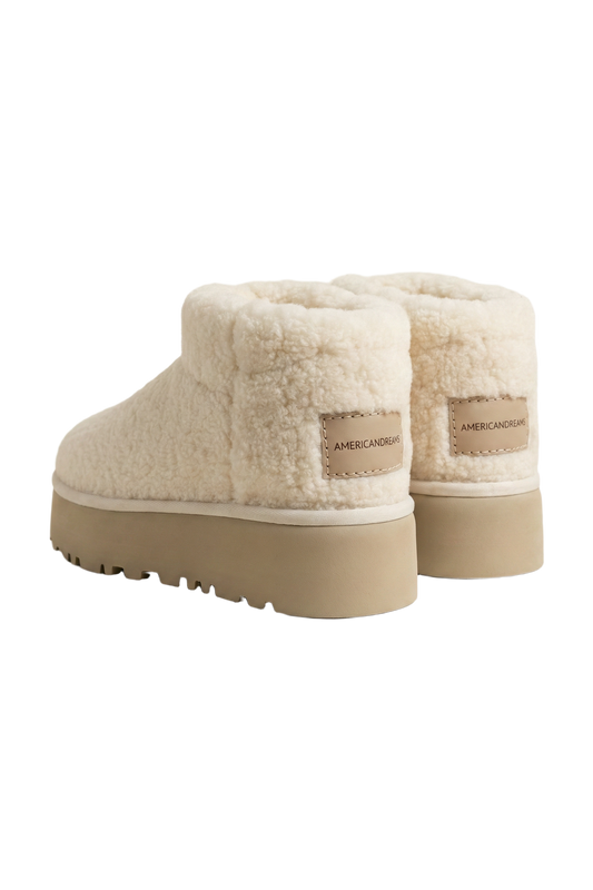 Larissa Wool Boots Low Beige