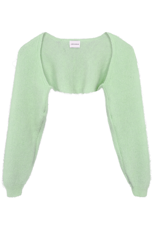 Lea Alpaca Bolero Light Green