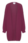 Lee Midi Cardigan Bordeaux
