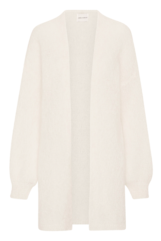 Lee Midi Cardigan White
