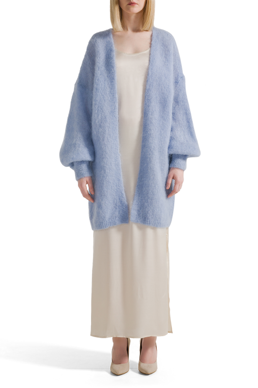 Lee Midi Cardigan Light Blue