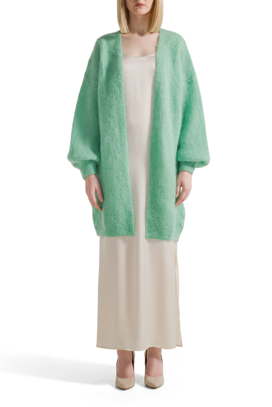 Lee Midi Cardigan Mint Green