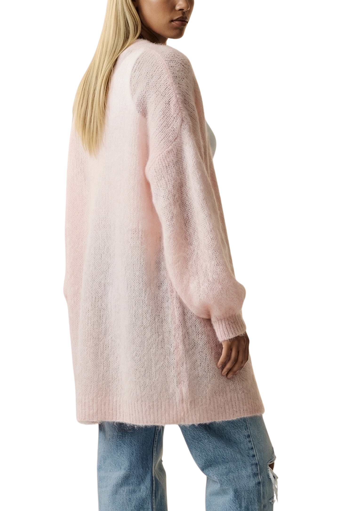 Lee Midi Cardigan Light Pink