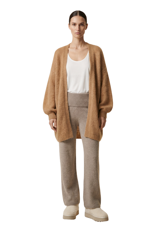 Lee Midi Cardigan Medium Brown