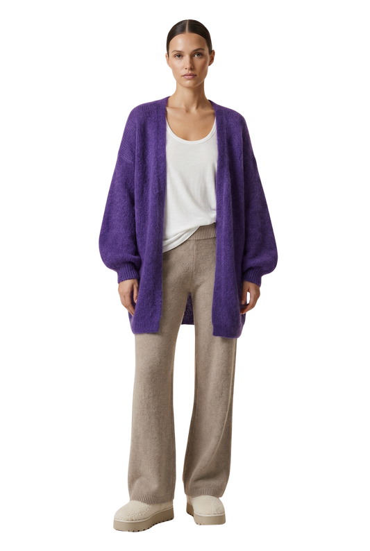 Lee Midi Cardigan Violet