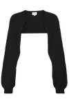 Lea Alpaca Bolero Black