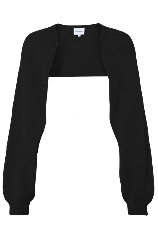 Lea Alpaca Bolero Black