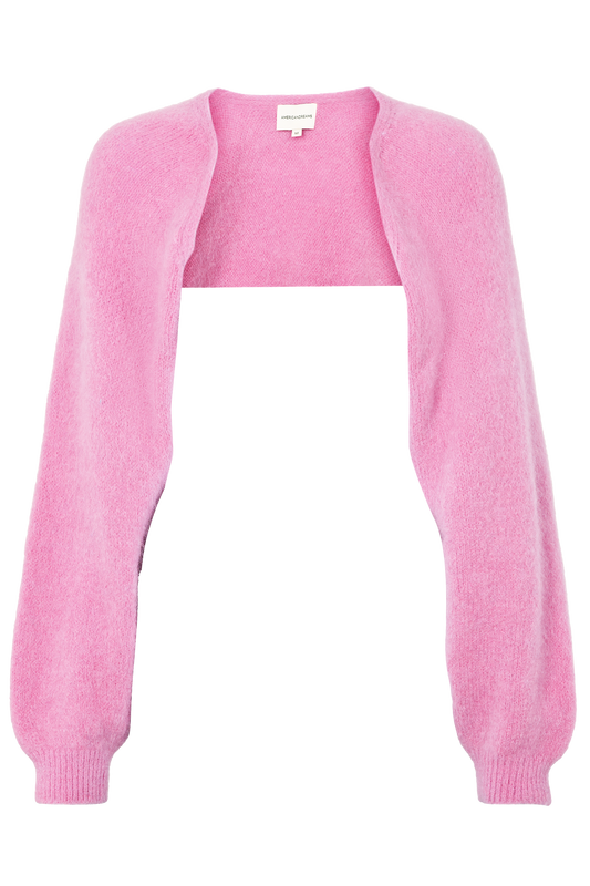 Lea Alpaca Bolero Soft Berry