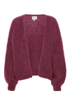 Lee Short Cardigan Bordeaux