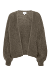 Lee Short Cardigan Dark Taupe