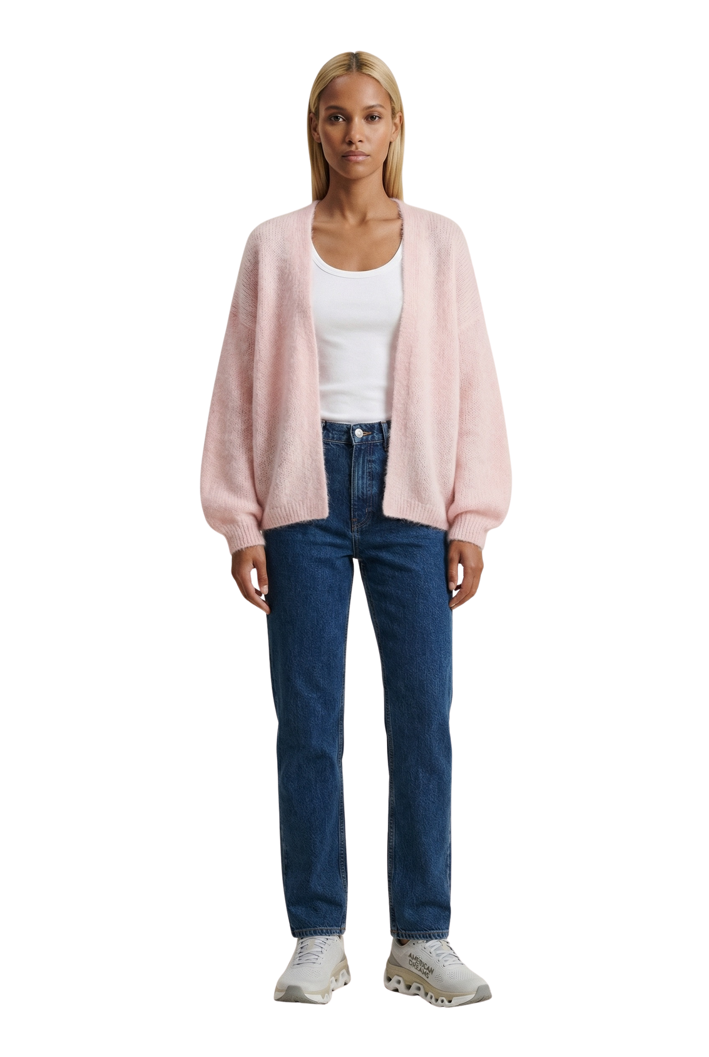 Lee Short Cardigan Light Pink