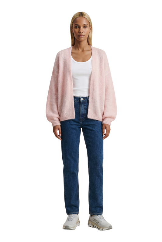 Lee Short Cardigan Light Pink