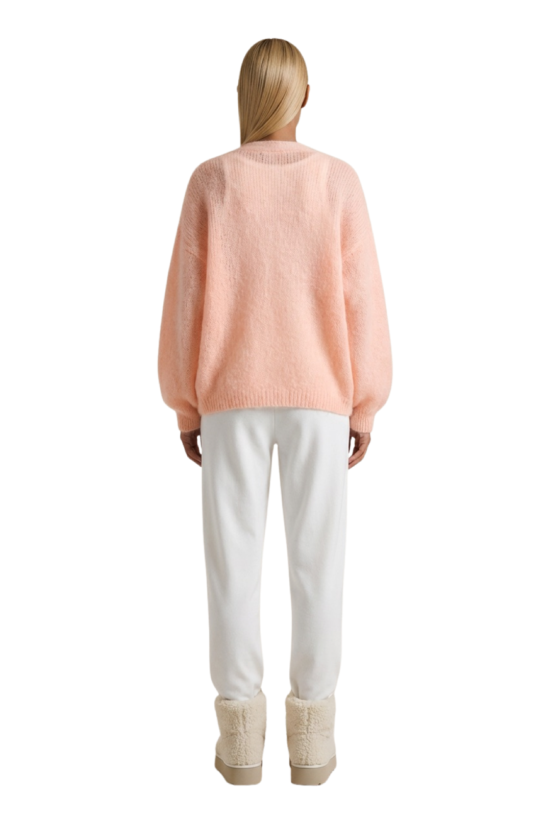 Lee Short Cardigan Peach