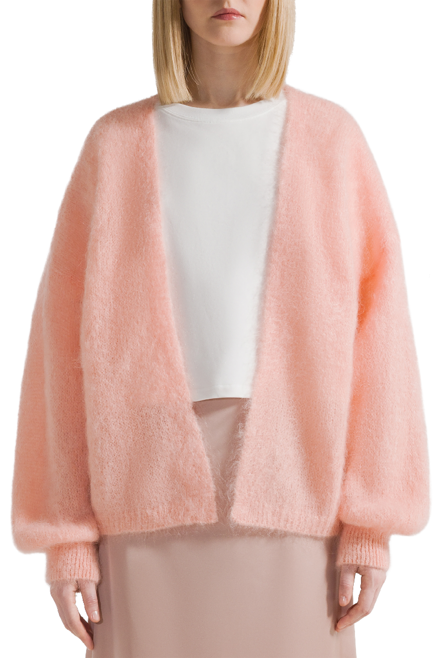 Lee Short Cardigan Peach