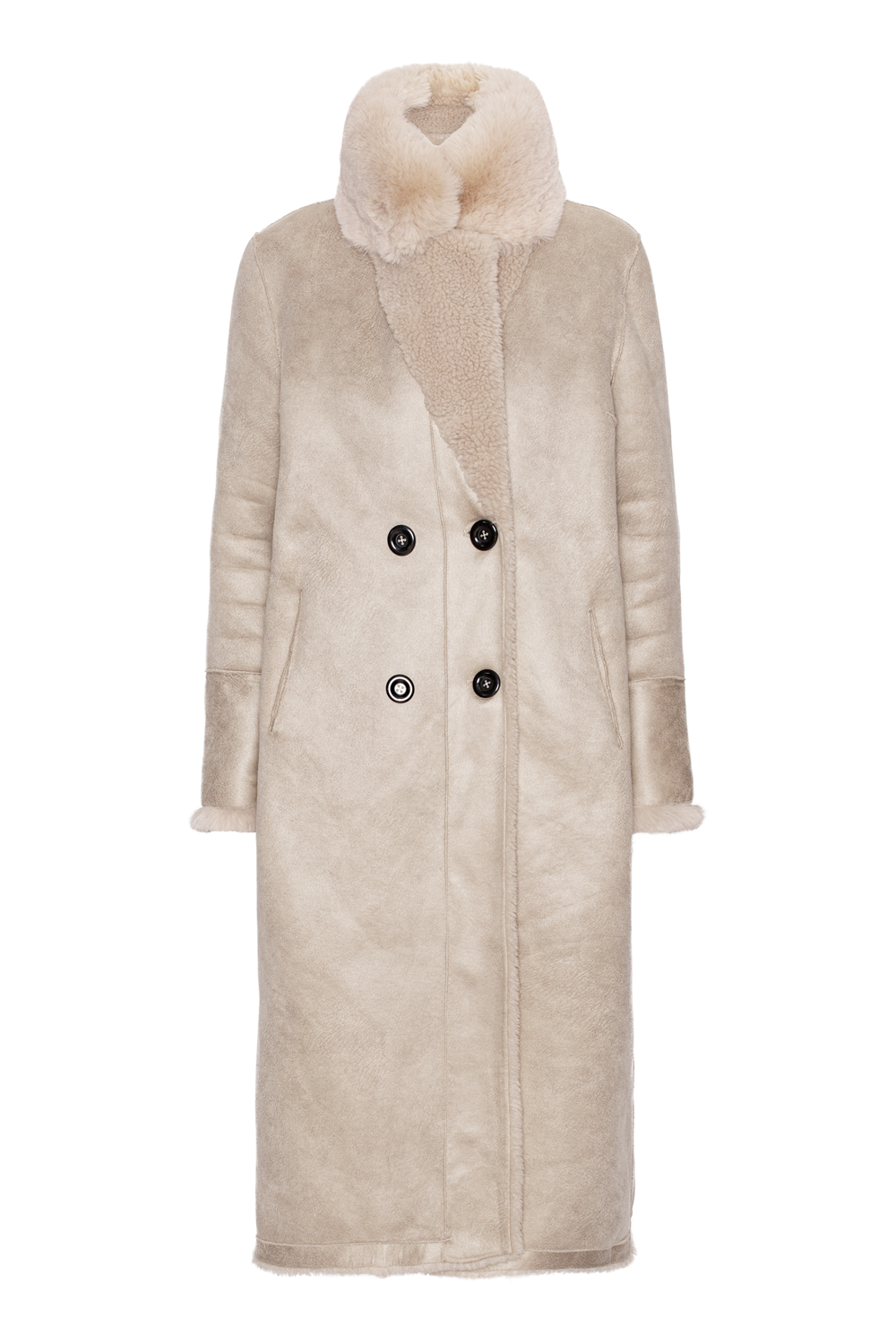 Leona Wool Coat Long Beige