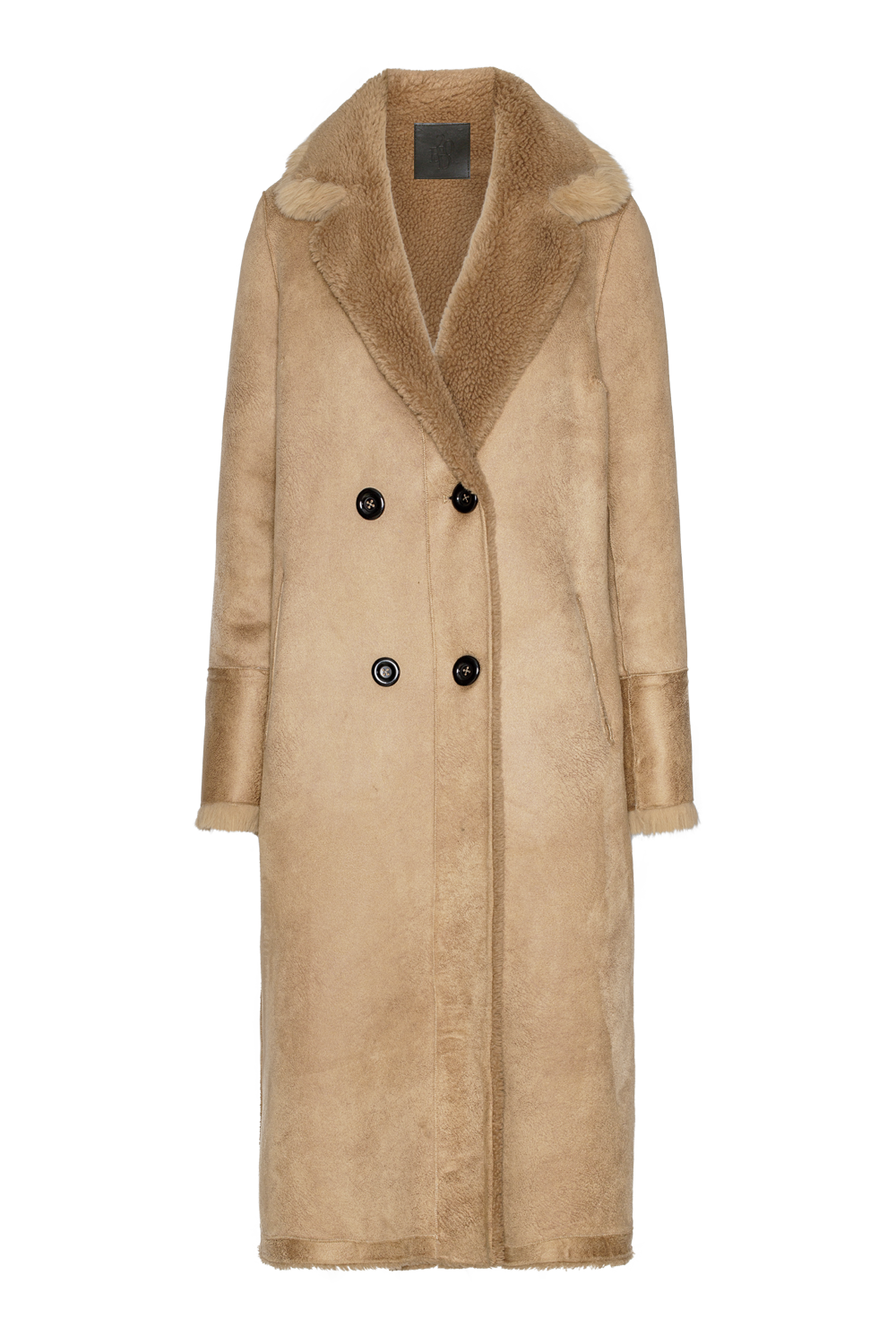 Leona Wool Coat Long Light Brown