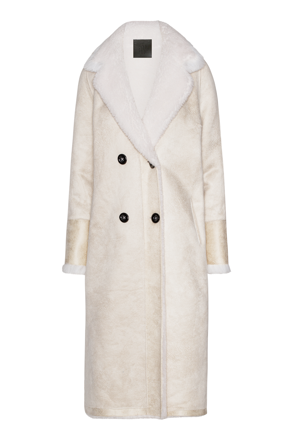 Leona Wool Coat Long White