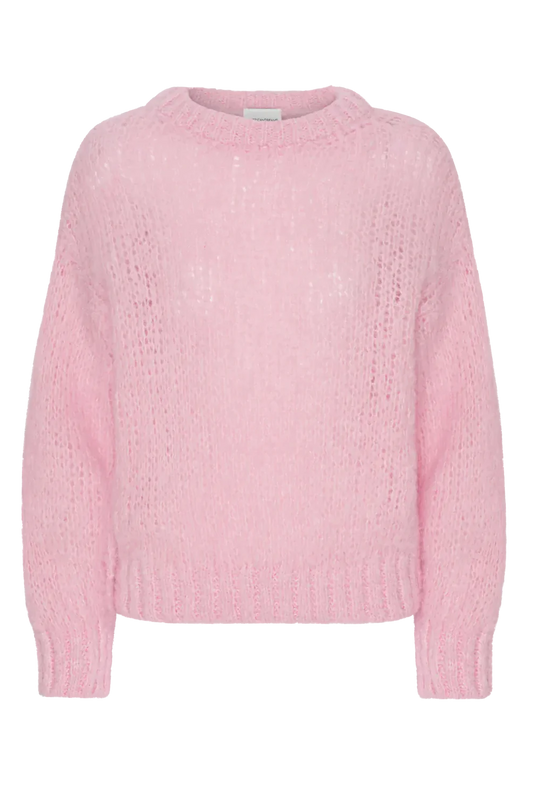 Leonnie Alpaca Pullover Soft Berry