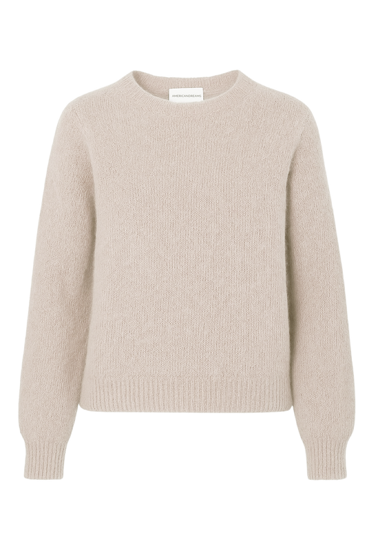 Liana Round Neck Pullover Beige