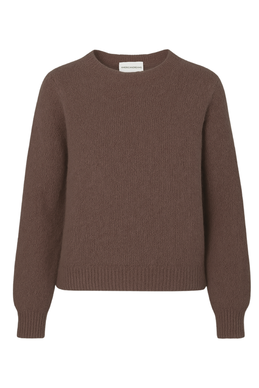 Liana Round Neck Pullover Cocoa