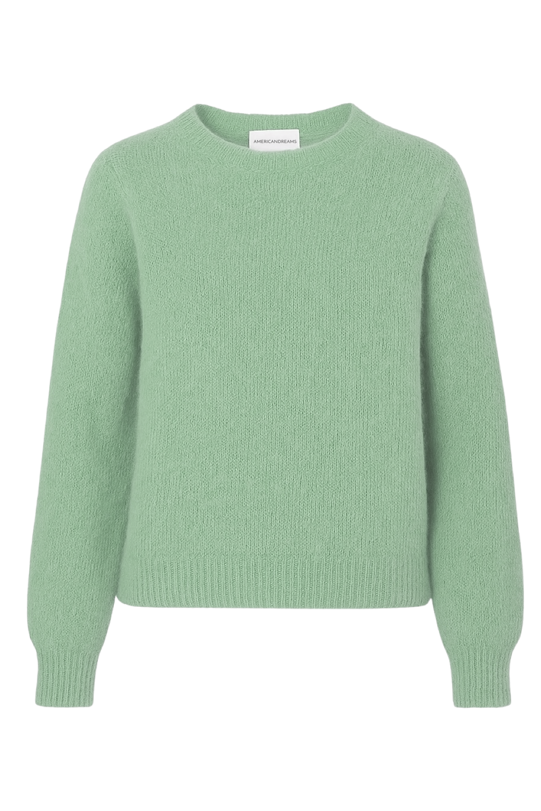 Liana Round Neck Pullover Tea Green