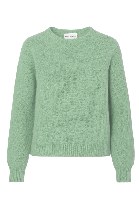 Liana Round Neck Pullover Tea Green