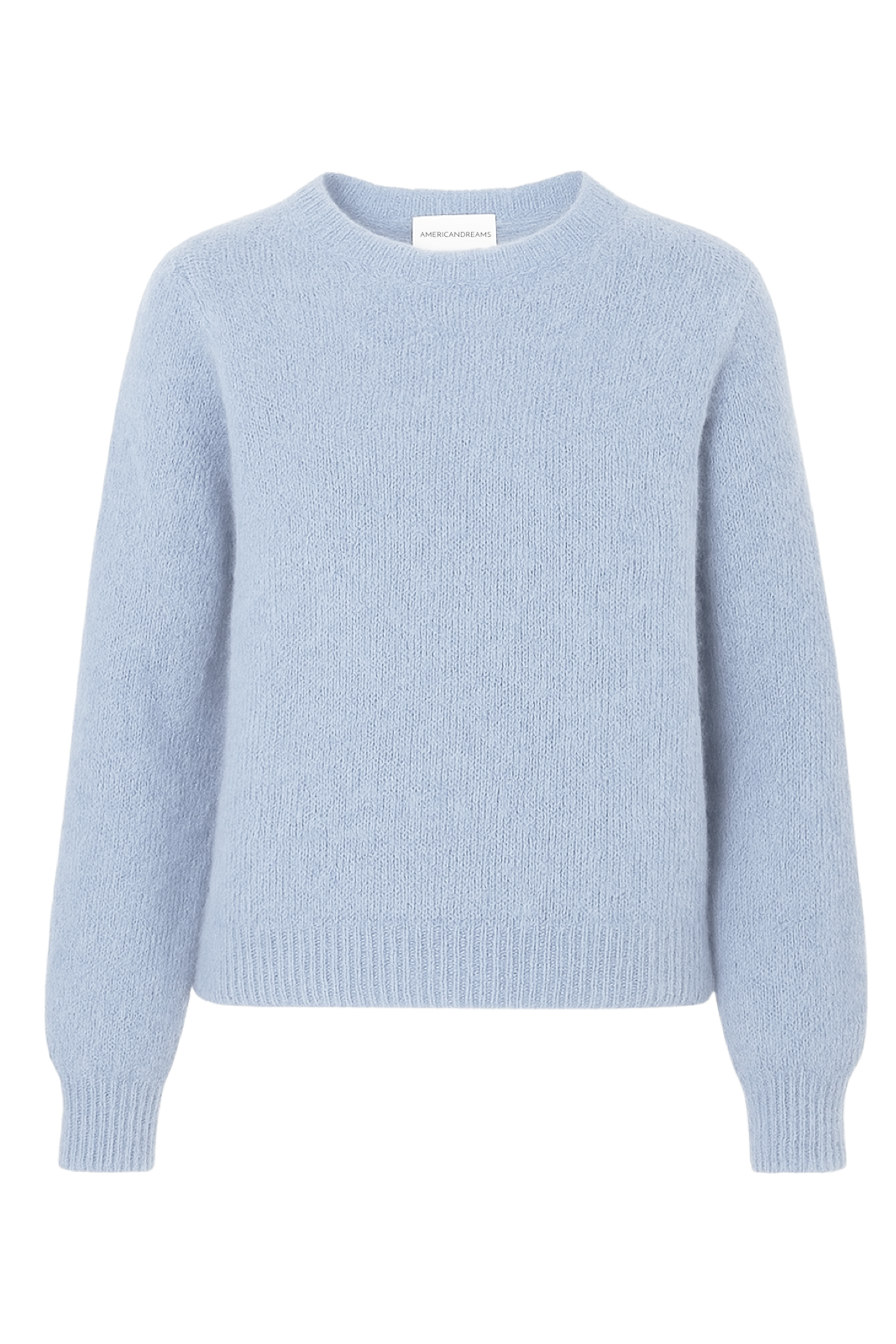 Liana Round Neck Pullover Light Blue