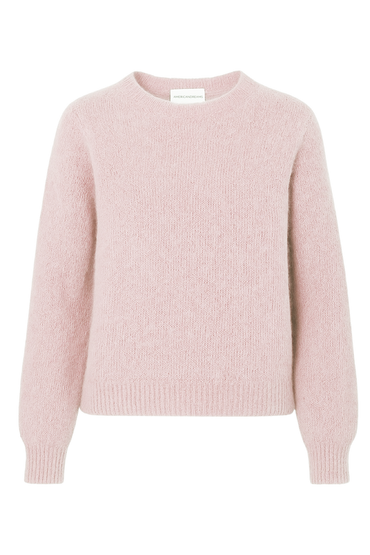 Liana Round Neck Pullover Light Pink