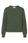 Liana Round Neck Pullover Seaweed Green