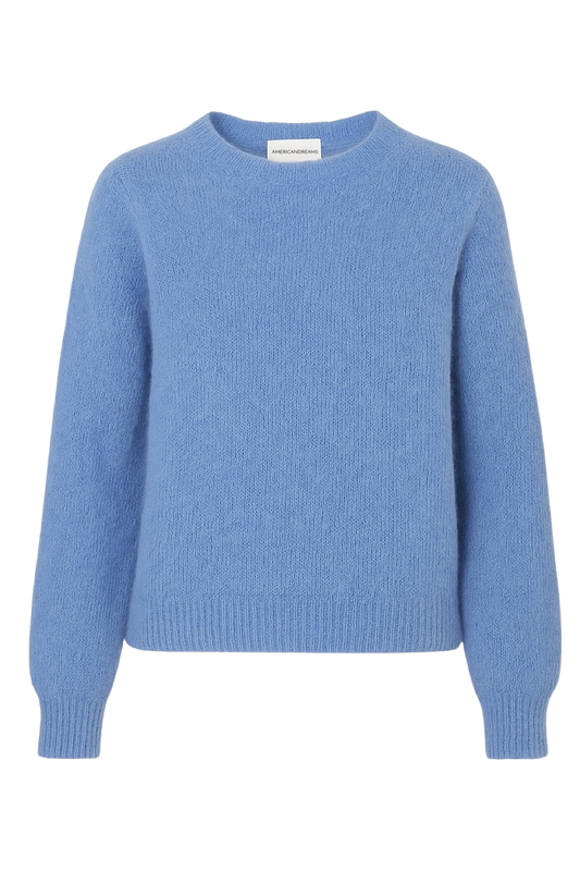 Liana Round Neck Pullover Sky Blue