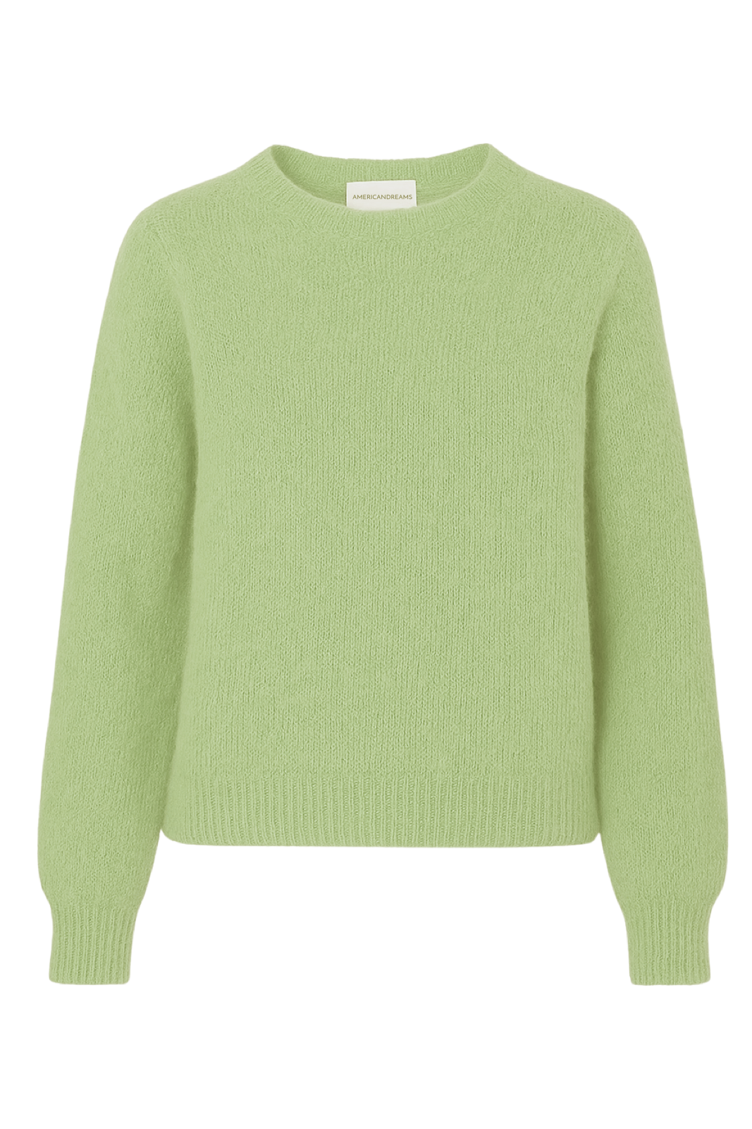 Liana Round Neck Pullover Tea Green