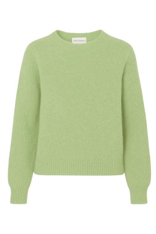 Liana Round Neck Pullover Tea Green