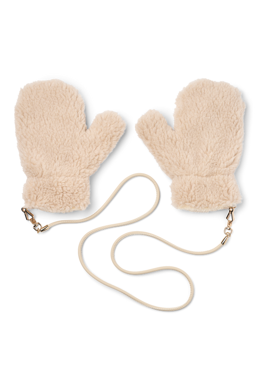 Louis Wool Gloves Kids Beige