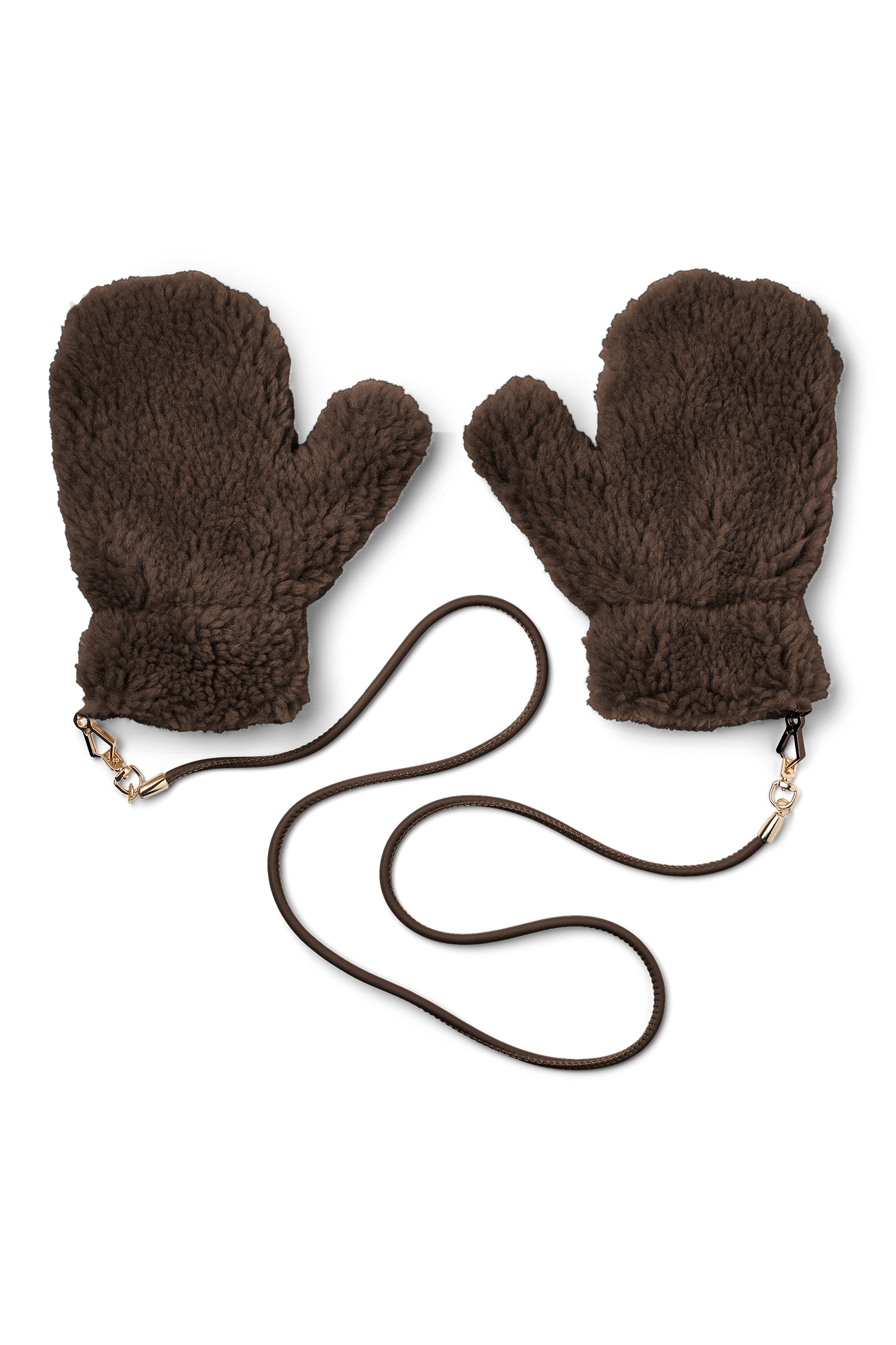 Louis Wool Gloves Kids Dark Brown