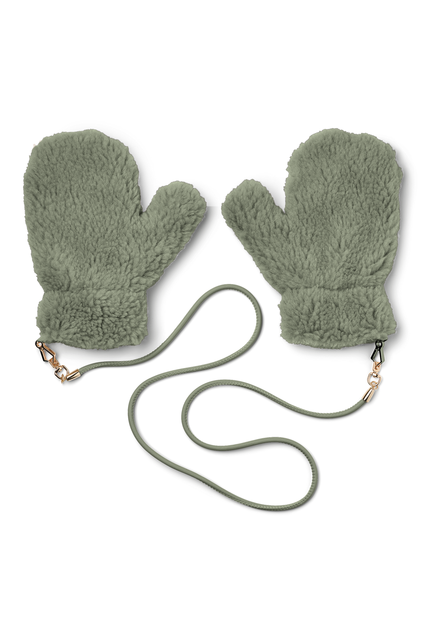 Louis Wool Gloves Kids Dusty Green