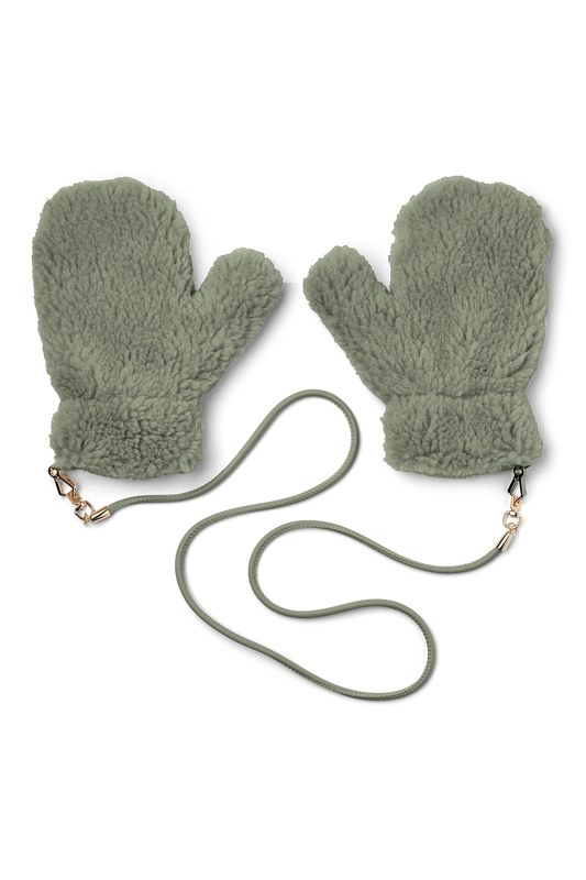 Louis Wool Gloves Kids Dusty Green