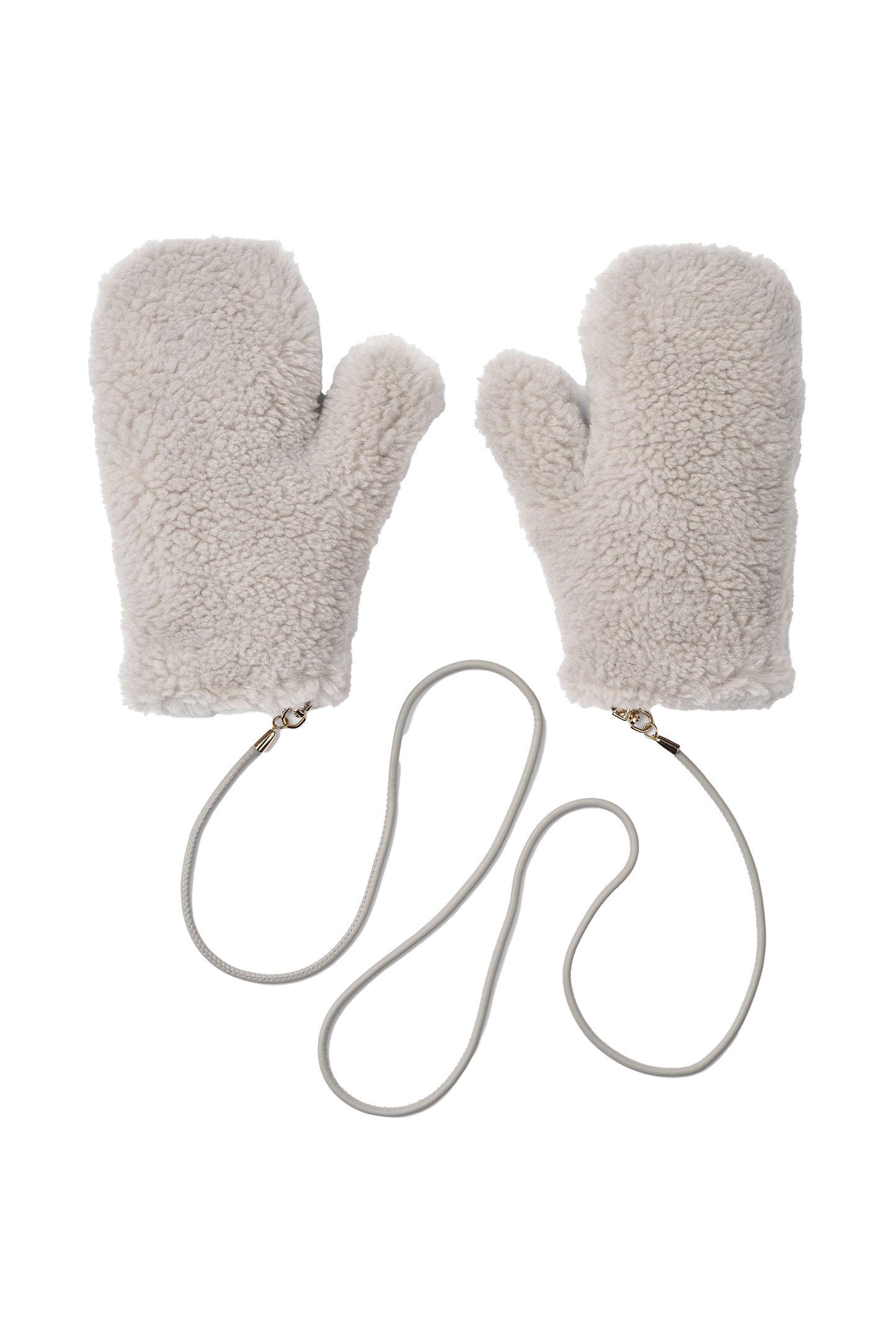 Louis Wool Gloves Light Grey