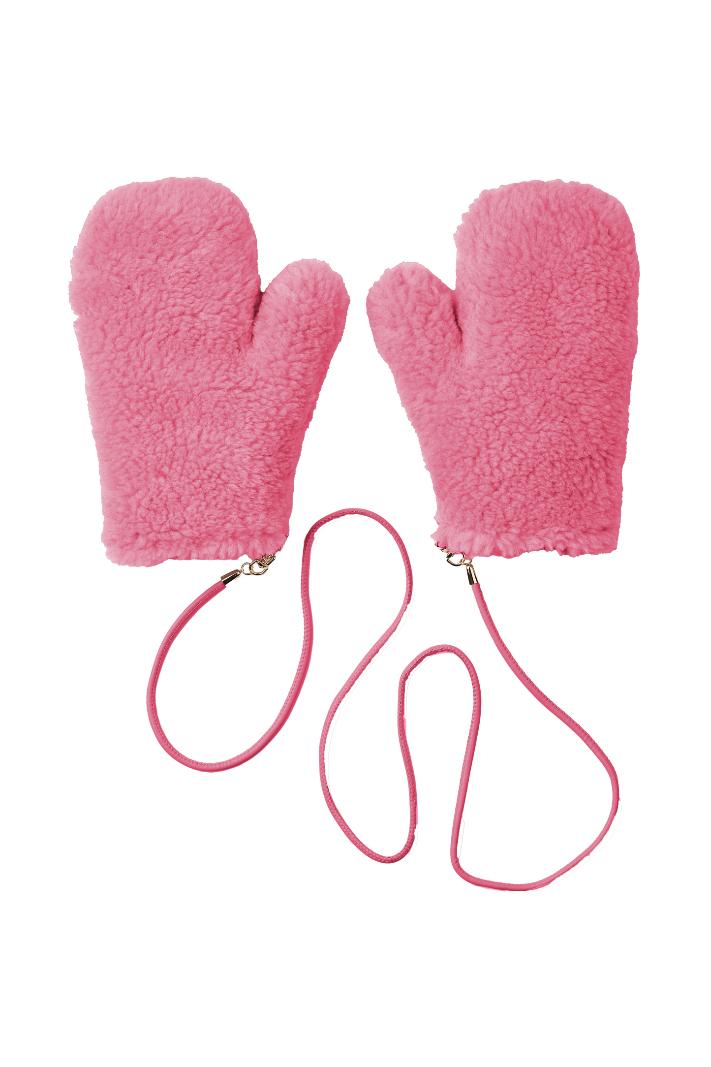 Louis Wool Gloves Pink