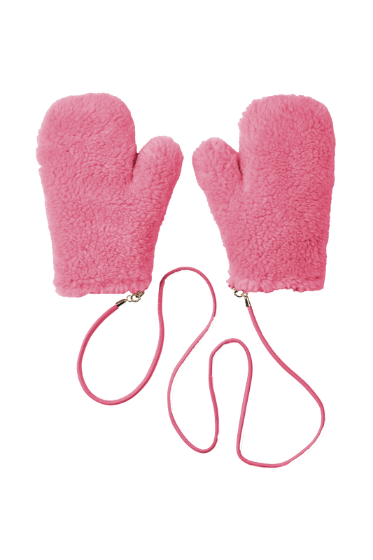 Louis Wool Gloves Pink