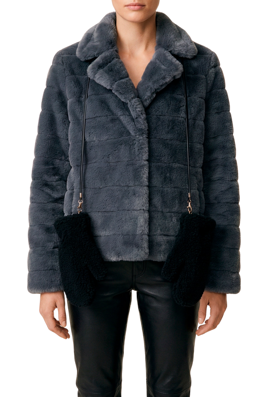 Louis Wool Gloves Black