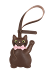 Lucky Cat Bag Charm Cocoa