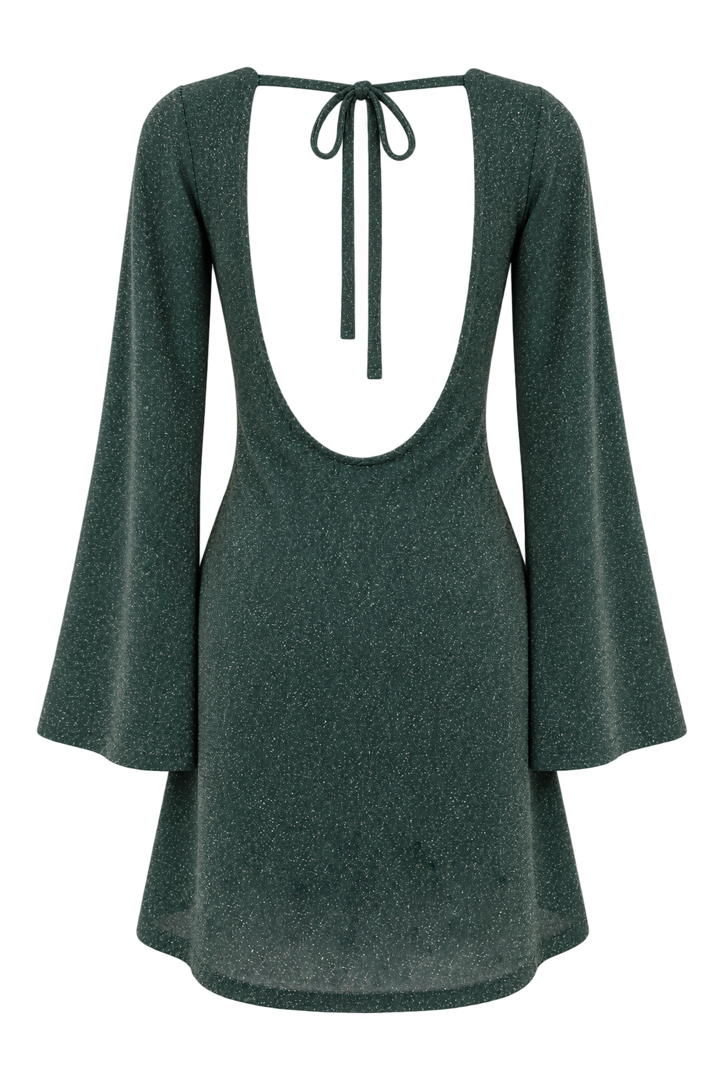Lucy Shimmer Short Dress Army Green