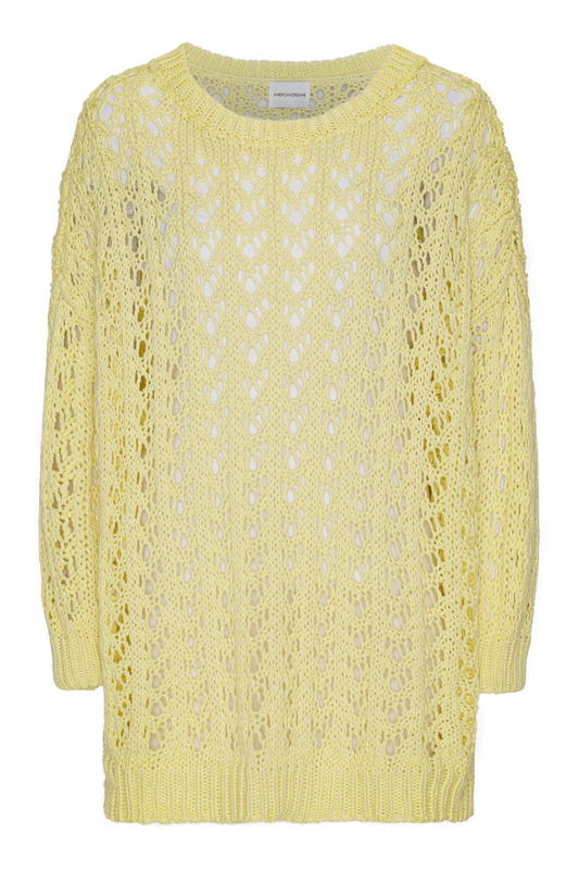 Luna Cotton Pullover Light Yellow