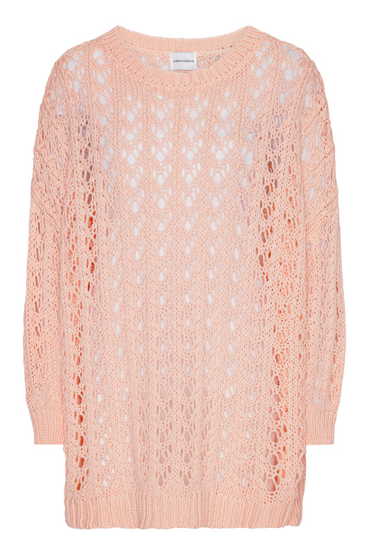 Luna Cotton Pullover Peach