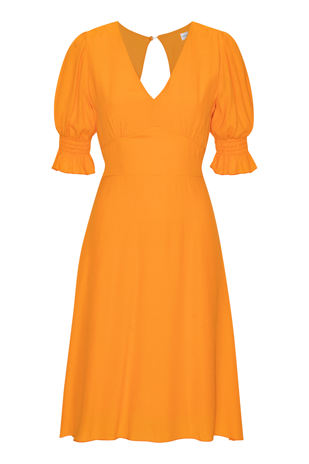 Koko Short Dress Orange Solid