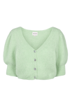 Manda Alpaca Cardigan Light Green