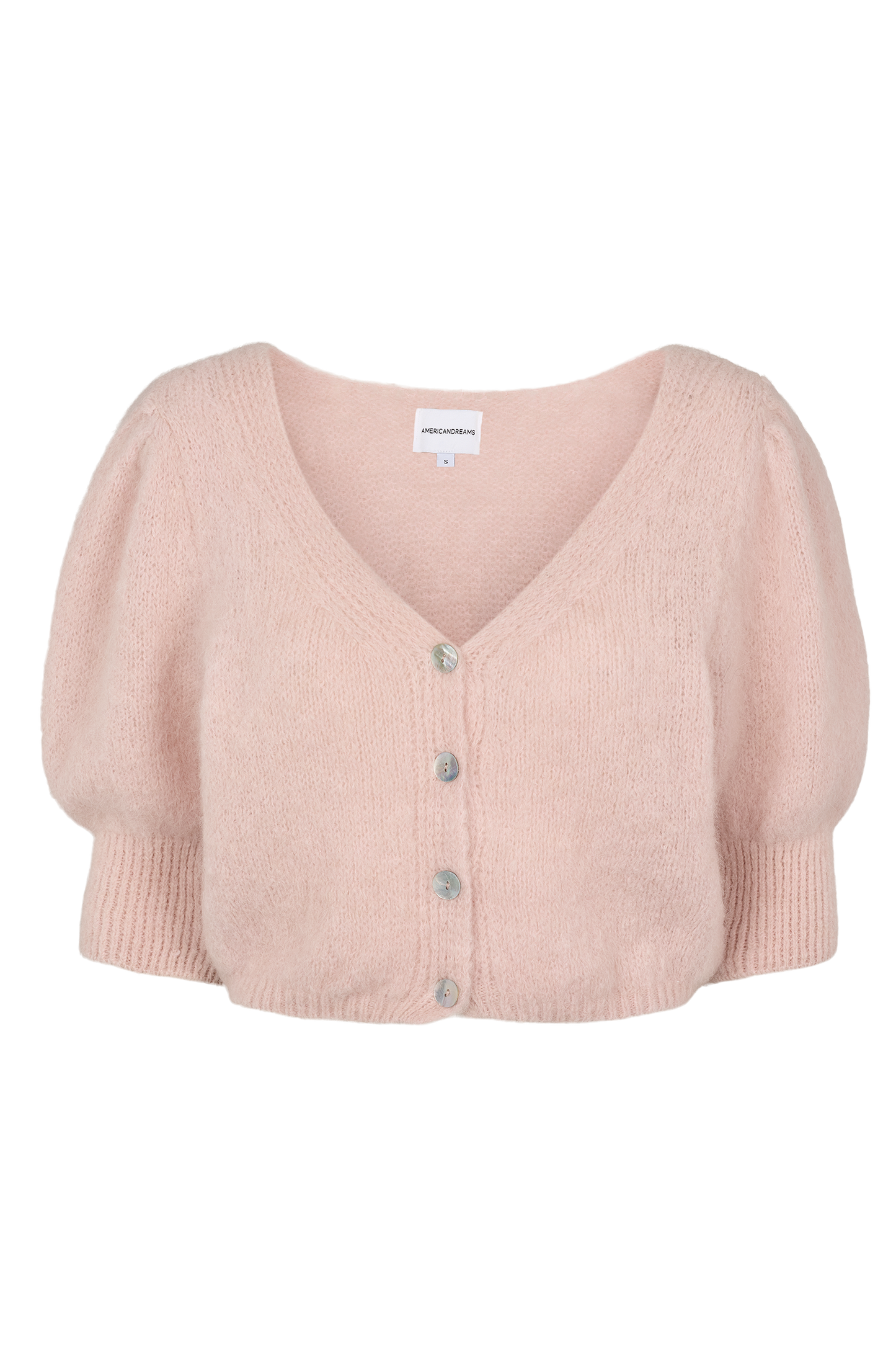 Manda Alpaca Cardigan Light Pink