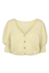 Manda Alpaca Cardigan Light Yellow