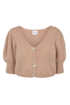 Manda Alpaca Cardigan Medium Brown
