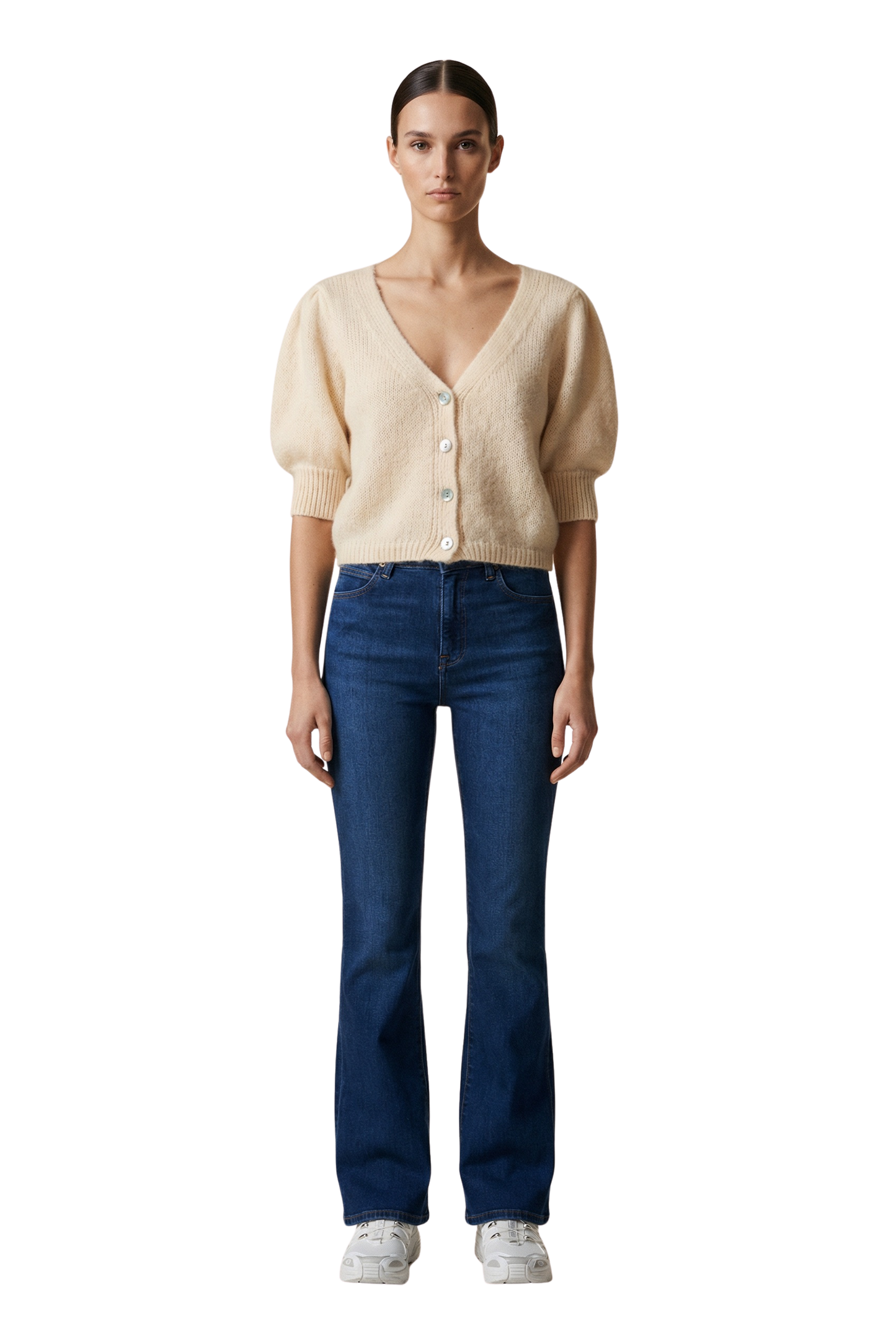 Manda Alpaca Cardigan Almond